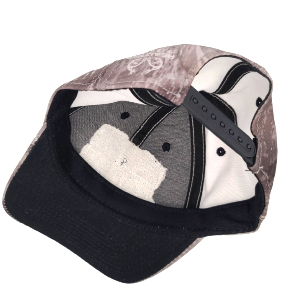 Realtree Camo Snap Adjustable Hat Grey One Size - Picture 2 of 3